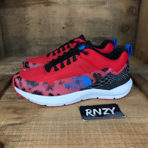 NEW The North Face Sehn Low Animal Vibram Shoes Mens 10 Red White Black Blue - Picture 3 of 8